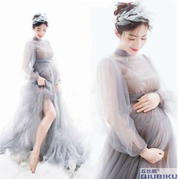 

корейская версия фотографической одежды для беременных с темой киностудии, White