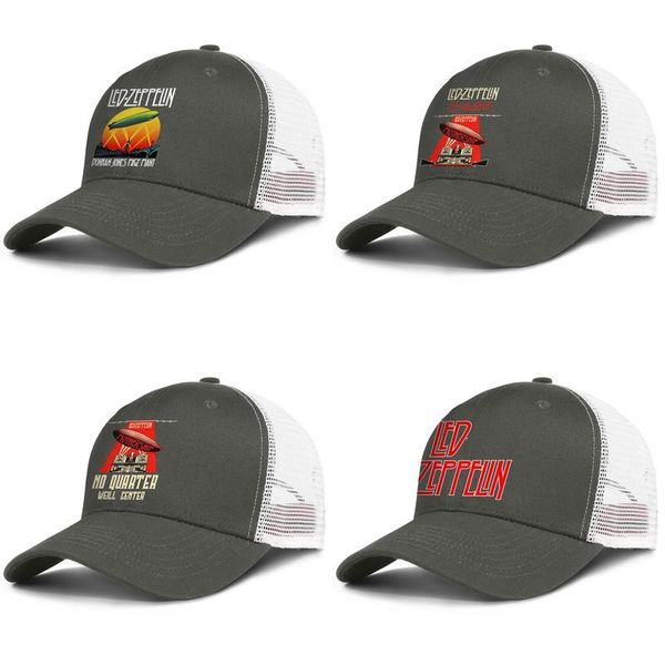 

лед зеппелин красный логотип мужские и женские регулируемая дальнобойщик meshcap на заказ встроенные милые оригинальные baseballhats лед зеп, Blue;gray