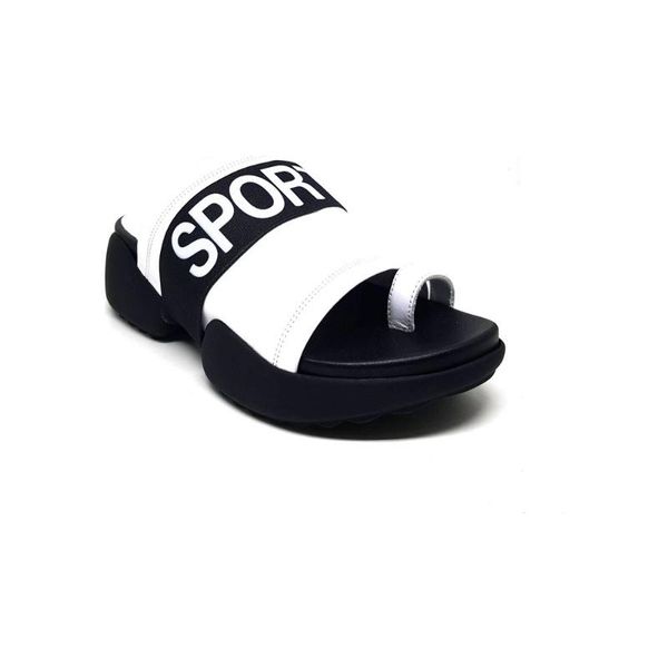 

shop and shoes 212-9018 female slippers white shop and shoes, Black