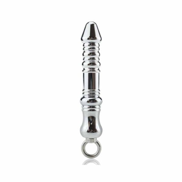 

Metal Steel Anal Plug Stick with Pulling Ring Anus Beads Stimulator Clitoris Massager Multi Purpose Sex Toy for Male Female Butt Play