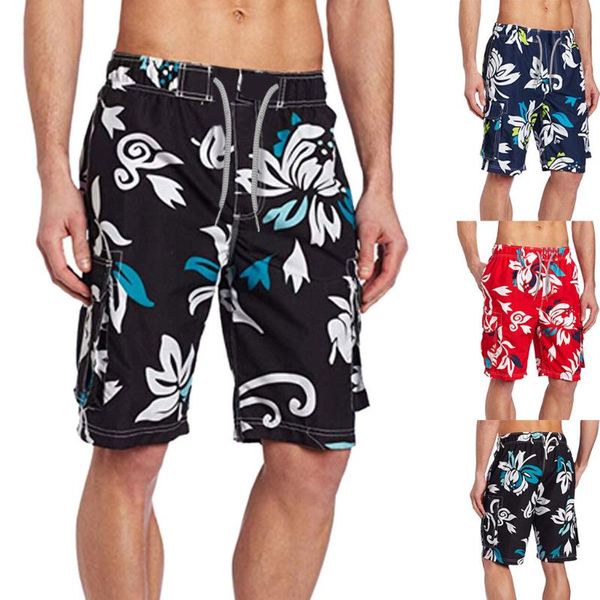 

men's swimwear 2021 men fashion splice printed beach work casual short trouser shorts pants swimming trunks for zwembroek