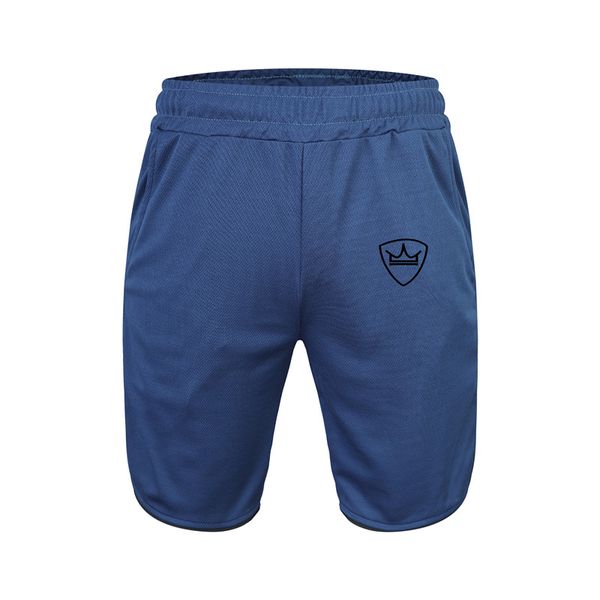 

summer sports shorts casual men's shorts fitness exercise beach pants breathable quick-drying fitness high quality, Black;blue