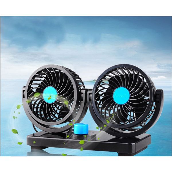

car electric fan low noise summer air conditioner rotating fan air cooling mini automobile parts