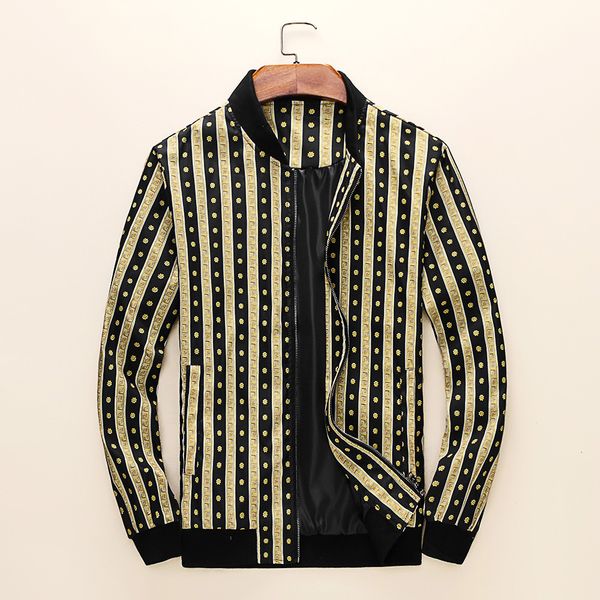

mens 2020 роскошная одежда мода марка печать спорт бейсбол куртки байкер bomber jacket высокого качества varsity вскользь пальто, Black;brown