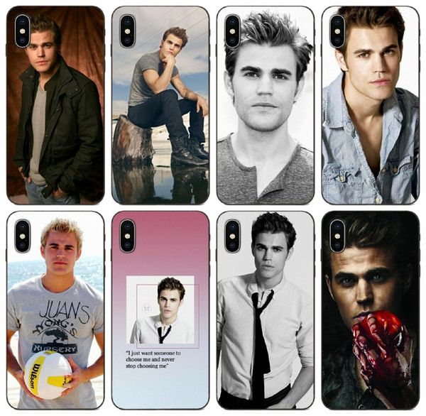 

tongtrade] the vampire diaries paul wesley case for iphone 11 pro x xs max xr 8s 8 7s 7 plus samsung j5 j7 prime huawei p20 lite lg q8 case