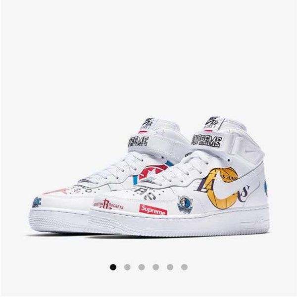 

with box uprÃ¨me x nÃa x Ã±ike force air forcing 1 up mid af port ba ketball hoe neaker running hoe