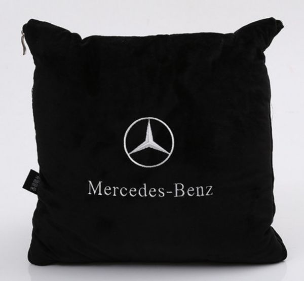 

Автомобильная подушка сиденья спинки одеяло комфорт Mercedes-Benz подушка логотип