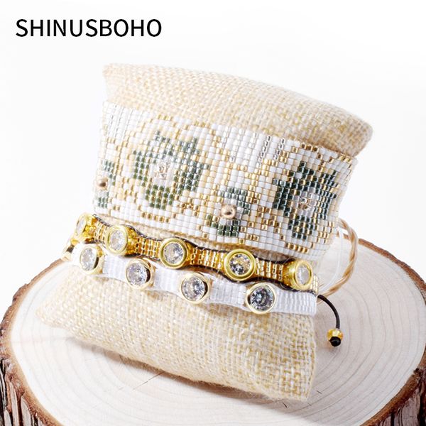 

pulsera mujer 2020 miyuki 3d flower bracelets jewelry women handmade beads bohemian fashion summer, Golden;silver