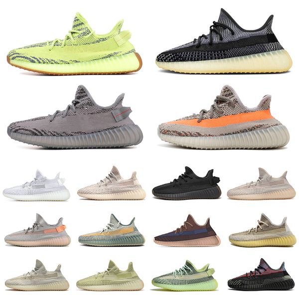 

2020 fashion kanye west zyon men women running shoes static reflective asriel israfil yecher desert sage mens trainers sports sneakers