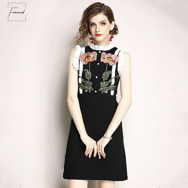 

party spring summer dress embroidery vintage butterfly dress women o neck shirt kyliejenner a line dresses drop shipping, Black;gray