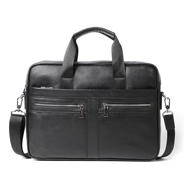 

new briefcase men's genuine leather handbags casual man bag cowhide leather men shoulder bag messenger business lapbags
