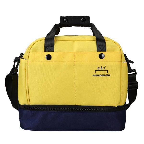 

ocardian lunch bag lunch box leisure shopping travel canvas shoulder lunchs bag inclined shoulder g0803#10, Blue;pink