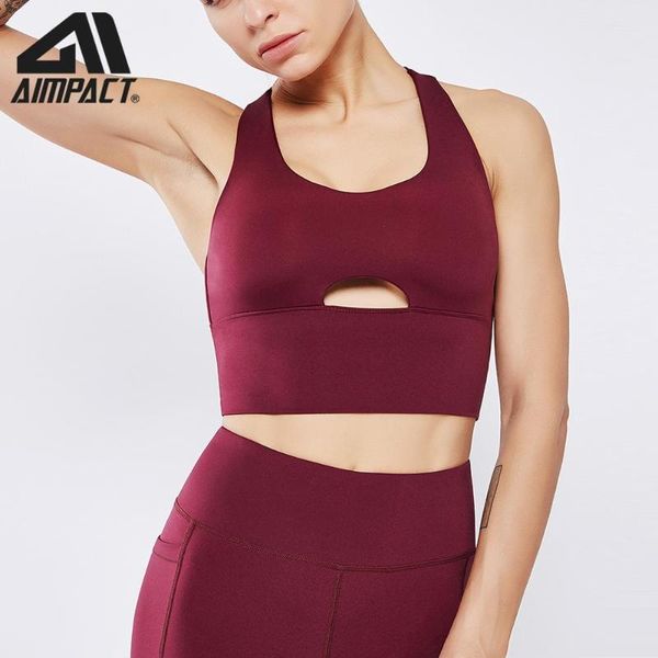 

women colorvalue high-neck push up fitness high impact soft nylon dance yoga sports bras shockproof athletic mesh breathable, White;black