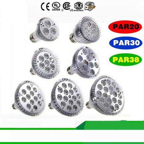 

dimmable led bulb par38 par30 par20 9w 10w 14w 18w 24w 30w e27 par 20 30 38 led lighting spot lamp light downlight