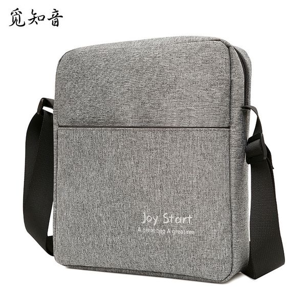 

new men's casual shoulder bag lightweight nylon waterproof messenger bag