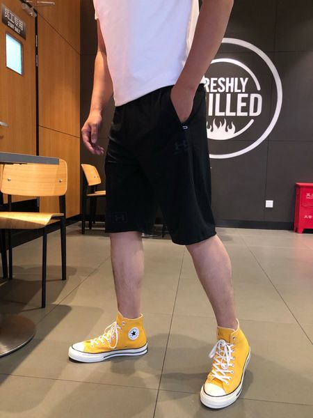 

spring and summer 2020 high end quality fashion trend men's imported speed dry shorts, White;black