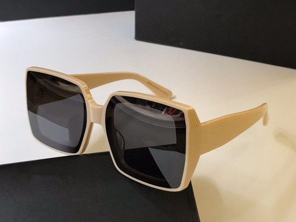 

slm71 sunglasses for women fashion deisnger popular full frame uv400 lens summer style big square frame come with case, White;black