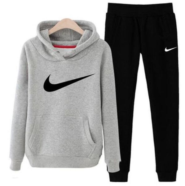 

designers tracksuit men luxury sweat suits autumn brand mens jogger suits jacket + pants sets sporting women suit hip hop sets 19nike, Gray