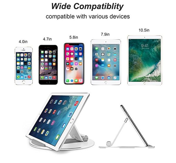 

новая мода универсальный телефон планшетный стенд держатель портативный складной подставка cooling pad алюминиевый держатель настольные подс
