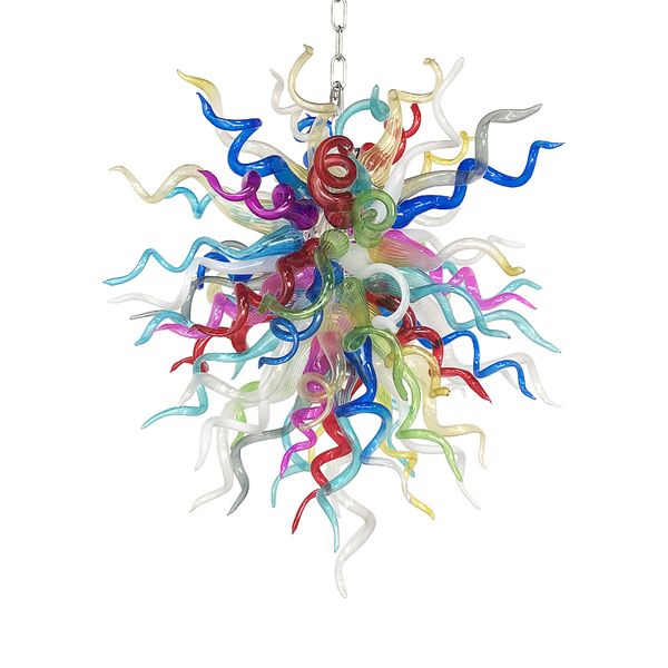 

Classic Design Murano Glass Chandelier Lighting LED Crystal Chandelier Colorful Hand Blown Glass Creative Fantasy Luminaire light fixtures