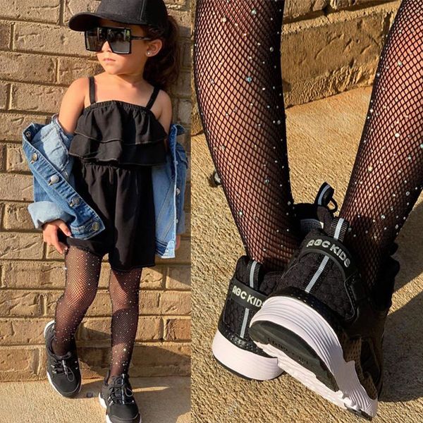 

летние девочки одежда стильные детские девушки чулки черные гетры младенца полые ботинки для шику vetement enfant филь, Blue