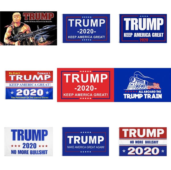 

trump flag 2020 keep america great again banner decor president usa donald trump election no more bullshirt flag 3*5 feet 90*150cm my9509 #9