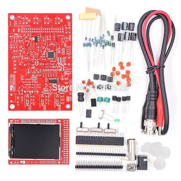 Freeshipping DSO138 DIY Digital Osciloscópio Kit de Aprendizagem Eletrônica