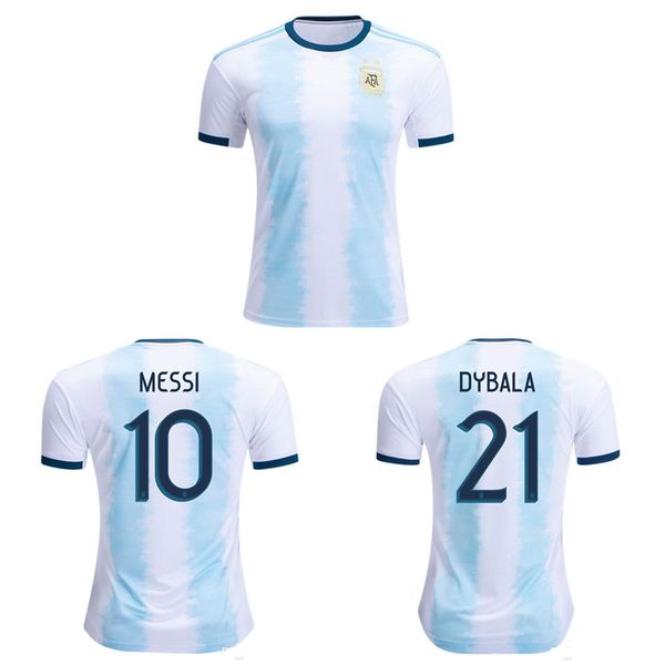 

Thai 2019 2020 cop america Argentina soccer jerseys 19 20 AGUERO DI MARIA football shirt MESSI DYBALA jersey HIGUAIN maillot de foot