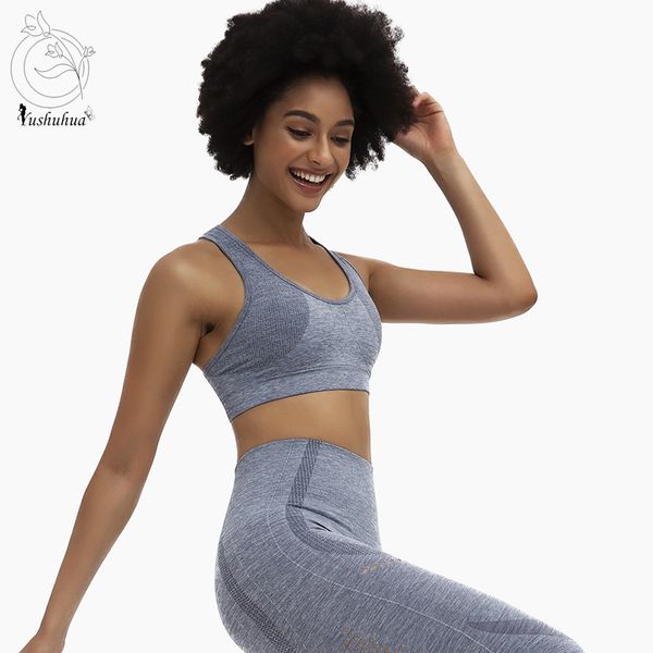 

women gym set clothes seamless workout sports tights women fitness sports suit seamless yoga set bra and leggings, White;red