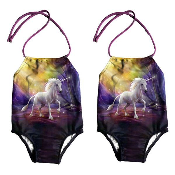 

toddler kids baby girls cartoon romper jumpsuit bodysuit outfits summer cute soft sleeveless sportswear beachwear one-piece suit