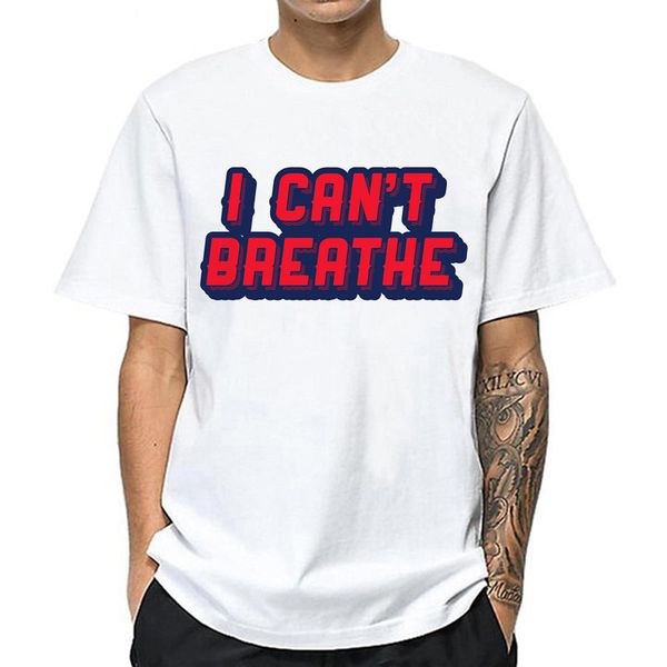

mn293 i can't breathe i can't breathe men's t-shirt duan xiu, Gray;blue
