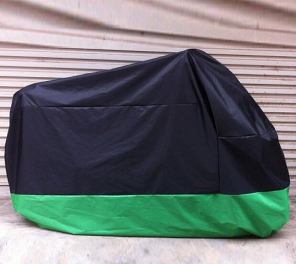 

waterproof motorcycle cover uv rain protector motobike bike black green scooter cover rain uv dust prevention dustproof covering