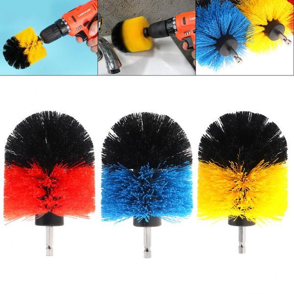 

3.5 inch power scrubber brush for cleaning bathroom drill carpet tile sink plastic mechanical tool brush
