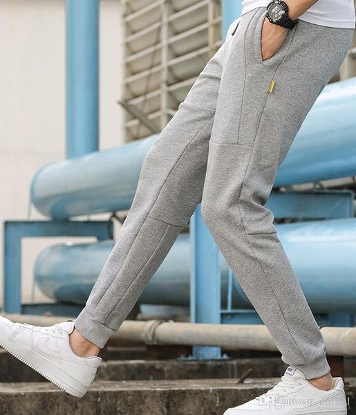 

спортивные брюки пространство хлопковые брюки мужские спортивные брюки мужчины, Black