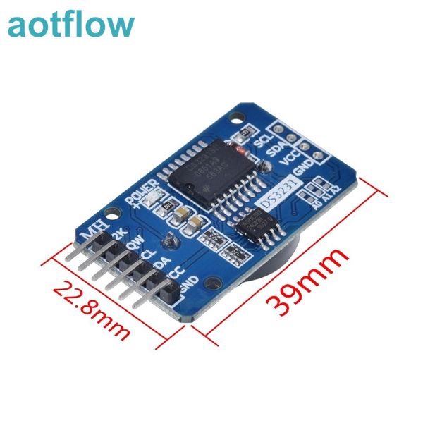 

ds3231 at24c32 iic precision rtc real time clock memory module rtc ds3231sn memory module for arduino raspberry pi diy kit