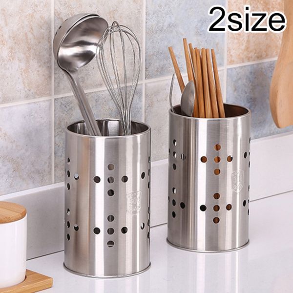 

stainless steel chopstick holder stand large utensil kitchen cooking organizer kitchenware ventilate and dry