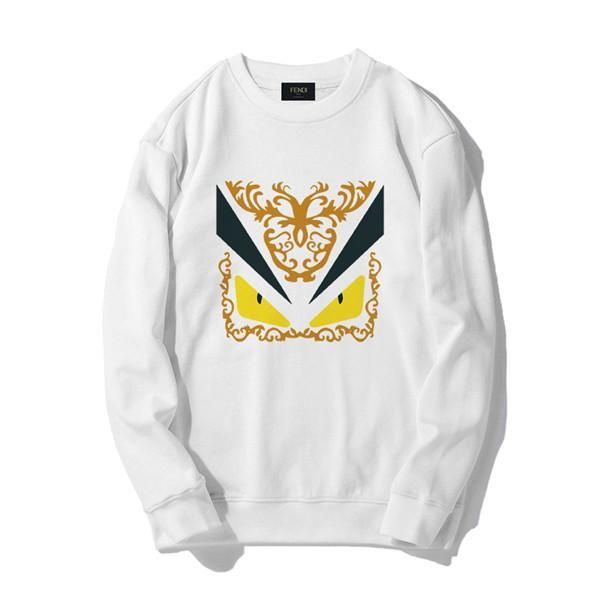 

19fw new luxurious brand design fed hoodie long sleeve crewneck sweater sweatshirt fashion pullover hoodie outdoor sweatshirt, Gray;blue