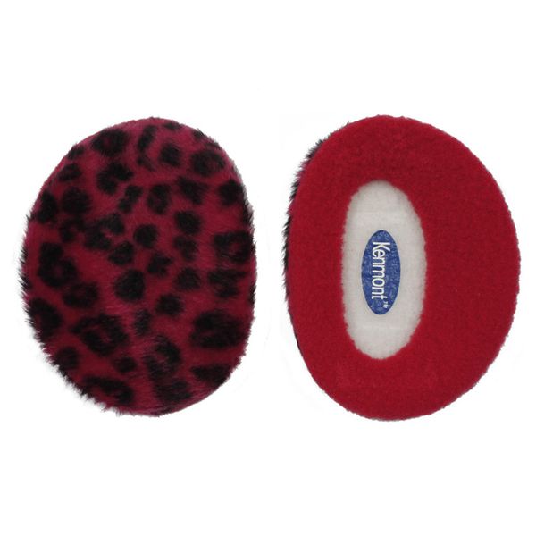 

kenmont men women ski leopard 100% polyester ear warmer earmuffs ear bags 3928, Blue;gray