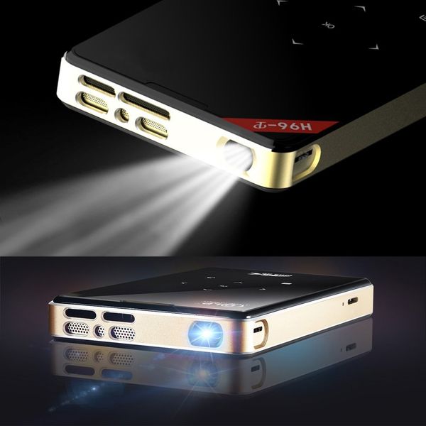 

portable 1gb+8gb 4k hd mini projector 1080p with wifi android 5.1 smart dlp projector for video movie home theater cinema