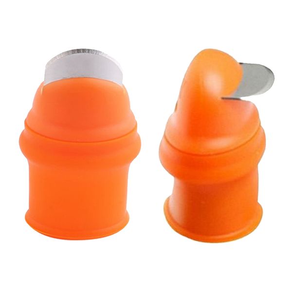 

2x thumb vegetable finger plant cutter tool for peppers strawberries