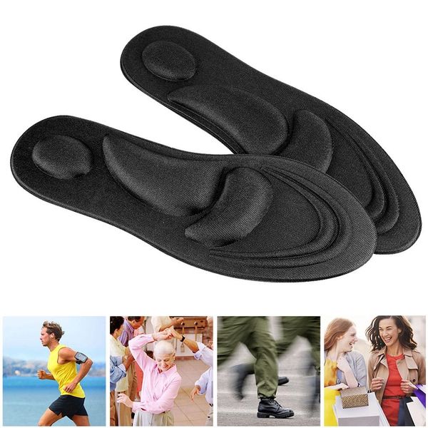 

ortc insoles flat feet arch support memory foam insole shoe pad comfort black for men beach shoes