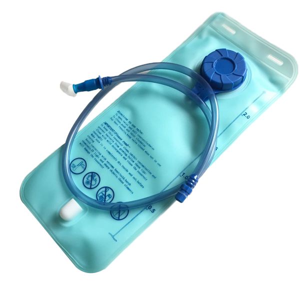 

2l outdoor bicycle cycling water bag liner hiking travel backpack hydration drinking straw bag tpu sport water bladder