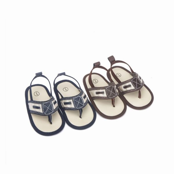 

summer baby toddler shoes herringbone sandals soft breathable bottom non-slip baby shoes, Black;red