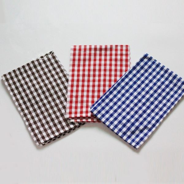

5pcs japanese cotton and hemp napkin cloth, plaid meal mat, cloth art meal cloth, tablecloth food shooting background