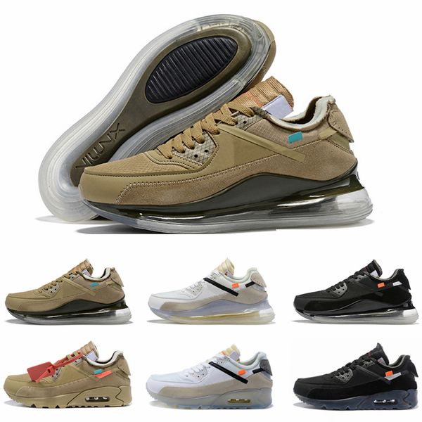 

2019 designer 90 tpu desert ore running shoes 90s men sports sneakers white black air cushion sloe des chaussures hommes schuhe off trainers, White;red