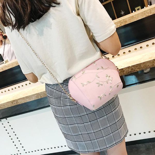 

плетение кружева девочек плеча женщин сумка дикий большой емкости сумка цепи кожа одно плечо оболочки bolsas mujer