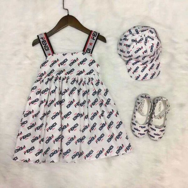 

2019 летнее дизайнерское платье baby girl дети вечернее платье дети брекеты юбка модный бренд одежды платье принцессы бесплатная доставка AA19112