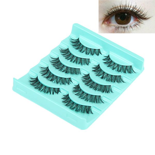 

5 pair/lot crisscross false eyelashes lashes voluminous eye lashes natural faux mink eye mink #05