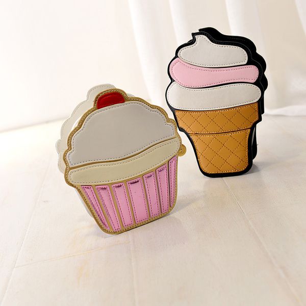 

new style cute ice cream cake shoulder bag women's fashion handbag