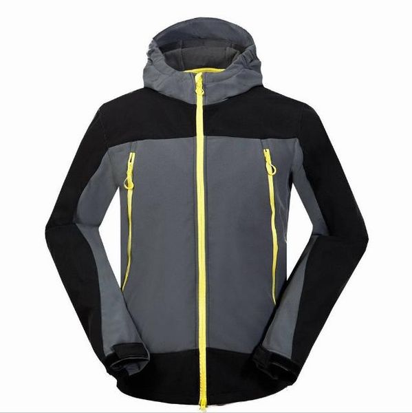 

sell the north men softshell jackets hoodies waterproof windproof outdoors sports face coat luxury designer fleece softshell jacket s-xxl, Black;brown